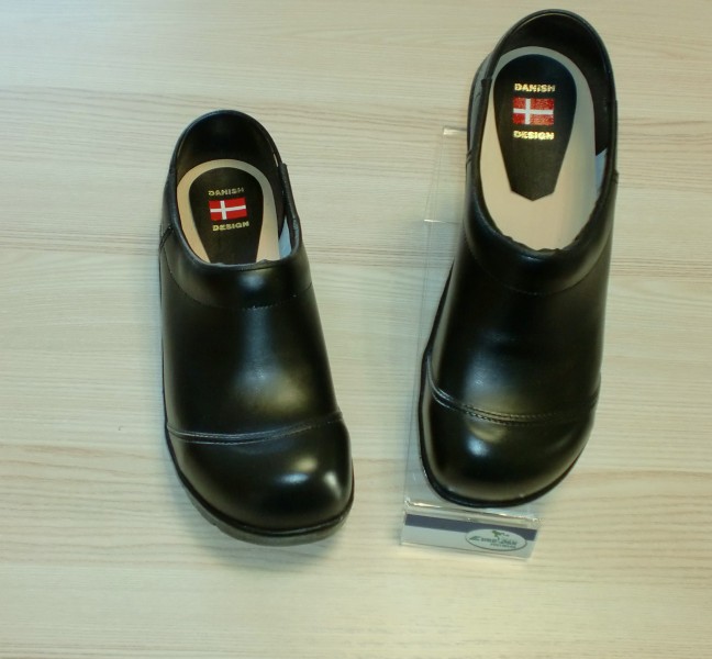 Hygiene sicherheitsclogs s 3 m. pu holz, geschlossen ...