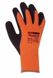 „PowerGrab Thermo“ Acryl-Baumwoll-Winterhandschuhe mit Naturkautschukbeschichtung