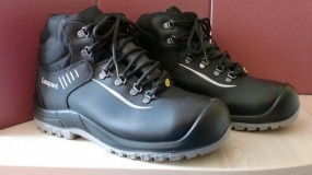 Leopard Knöchelstiefel mit Überkappe